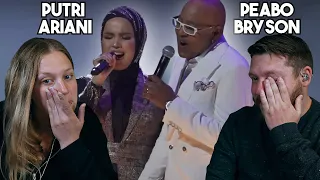 Putri Ariani & Peabo Bryson Ft David Foster - Beauty and the Beast Reaction