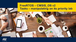 FreeRTOS on STM32 v2 - 12c Tasks priorities - lab