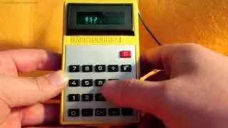 Soviet calculator "Elektronika B3-14" (circa 1981)