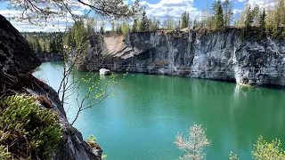 Рускеала из Питера. Мраморный карьер .Рускеальские водопады  1 день.Автобусный тур .Красота Карелии.