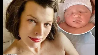 Milla Jovovich baby album! Actress shares new snaps of third daughter Osian... after her eldest chil