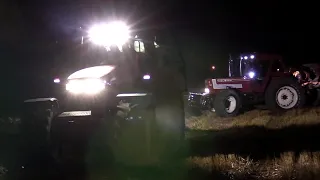 Night plowing - Fiatagri 160/90, G240, Same Titan, New Holland, old FIAT & hot bulb Landini