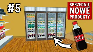 Rozbudowałem sklep i sprzedaję colę! 🛒 Supermarket Simulator #5