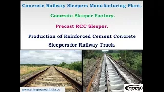 Concrete Railway Sleepers Manufacturing Plant |Concrete Sleeper Factory
