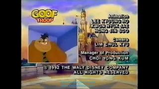 Disney Afternoon Split-Screen Credits with Disney's Bonkers(1994)(#4)