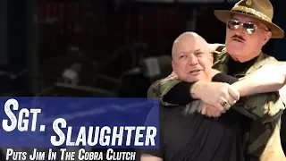 Sgt. Slaughter Puts Jim In The Cobra Clutch - Jim Norton & Sam Roberts