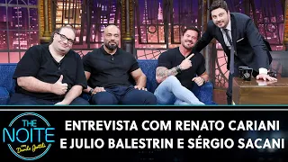 Entrevista com Renato Cariani, Julio Balestrin e Sérgio Sacani | The Noite (13/09/23)