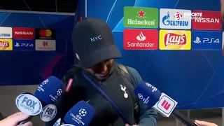 Lucas Moura ouvindo a narração do Jorge Iggor.