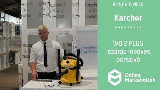 Karcher WD 2 PLUS V-12/4/18 száraz-nedves porszívó bemutató videó