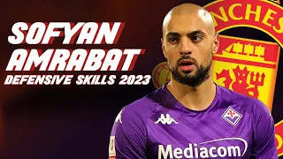 SOFYAN AMRABAT | Defensive SKILLS and PASSES - 2023