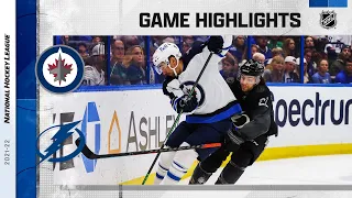 Jets @ Lightning 4/16 l NHL Highlights 2022