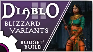 Overpowered? The Blizzard Sorceress Variants - Budget Magic Find Sorc Build Diablo 2 Resurrected