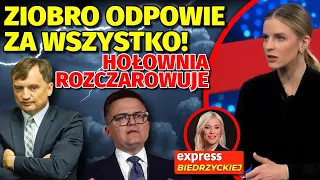 ZIOBRO ODPOWIE ZA WSZYSTKO! Gajewska: Postawa HOŁOWNI ROZCZAROWUJE