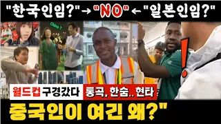 [카타르에 간 중국인들⚽현장감100퍼] 통곡..한숨.."견디기 힘들었다."🩸월드컵 구경갔다 현타 온 중국인들ㅣ"한국인이죠?"→"중국인인데.."→"여긴 웬일로?"ㅣ포르투갈전 직캠들