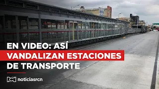 En video: así es como usuarios vandalizan estaciones de transporte público