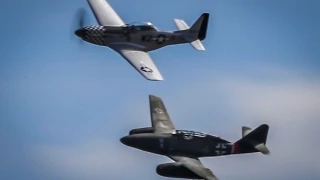 RARE VIDEO- Messerschmitt Me-262 flying at Wings Over Houston Airshow