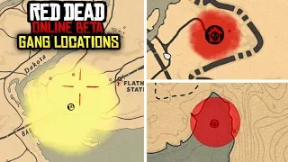 Red Dead Online - ALL GANG HIDEOUT LOCATIONS! Full List & Map (Easy Treasure Maps)