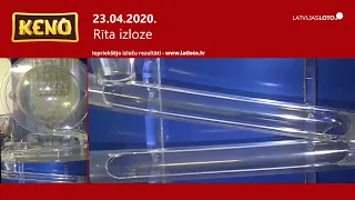 Keno rīta izloze - 23.04.2020.