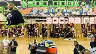 The most money ever spent at Sneakercon! (Buying over 900 pairs and spending more than $300,000!!!!)