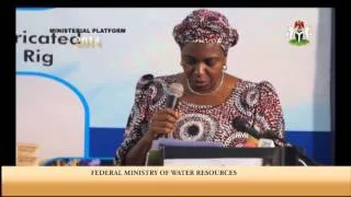 #MP2014: Presentation by HMWR, Mrs Sarah Ochekpe at 2014 Ministerial Press Briefing