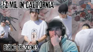 Ez Mil in California behind the scenes VIDEO REACTION!