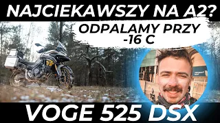 Voge 525 DSX przy -16 stopniach. Odpali?