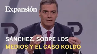 Pedro Sánchez: "Defiendo la libertad de prensa, pero no voy a defender todo este fango"