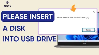 😁[2024] How To Fix Please Insert A Disk Into USB Drive Error Win11| Removable Disk Not Detected