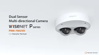 Wisenet PNM-7002VD (2 x 2MP) Multi-sensor/Multi-directional Camera