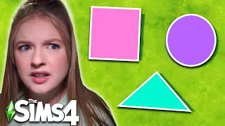 the sims 4 but every room is a different SHAPE
