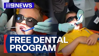 Free in-school program helping with dental check-ups | 9 News Australia