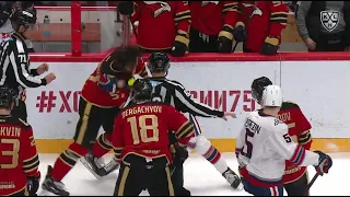 KHL Fight: Goncharov VS Sharifyanov