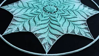 Crochet Mandala Tutorial - Ice Flower - Part 1 / 5