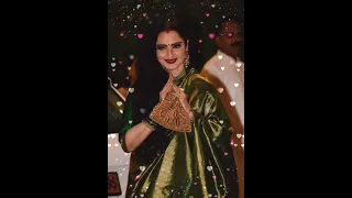 Super star Rekha💓♥️💓 beautiful looks& nice pic 💓 bollywood best actress#whatsapp#status video