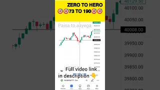 Zero To Hero live profit Expiry day banknifty option strategy | expiry day no loss strategy