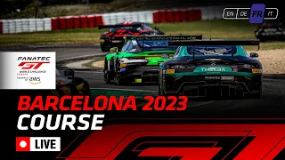 EN DIRECT | Course | Barcelona | Fanatec GT World Challenge Powered by AWS 2023 (Francais)