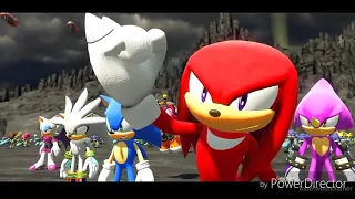 Knuckles the echidna and Count Dracula [AMV] Unknown From M.E. with lyrics