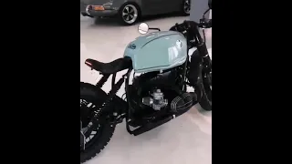 BMW R80 Cafe Racer turquoise  #bmw