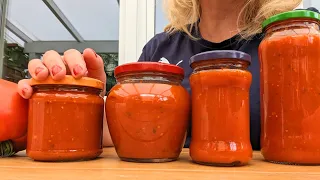 Tomatensauce wie in Italien ❤️ auch für den Winter einkochen! Leckere Tomatensauce Rezept