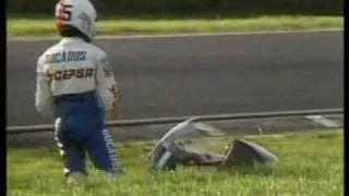 Alex Crivillé gana su primer GP de 125 cc en Australia en 1989