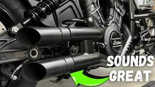 GP Shorty Slip-on Exhaust Install and Test on The Indian Scout Rogue, These are Super LOUD!