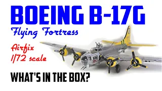 Airfix Boeing B-17G Flying Fortress 1/72 scale 2021 release unboxing - HD 1080p