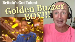 BGT (2023) Golden Buzzer Amazing 13 Year Malakai Bayoh - Vocal Coach Reaction