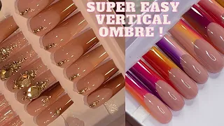 SUPER EASY VERTICAL OMBRE WITH GEL POLISH TUTORIAL!  | ft. Nail Reserve Gel Polish | OMBRE WITH GEL