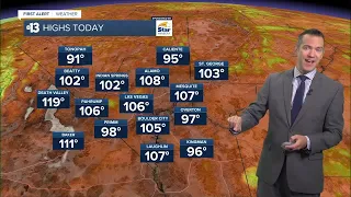 13 First Alert Las Vegas morning forecast | August 23, 2022