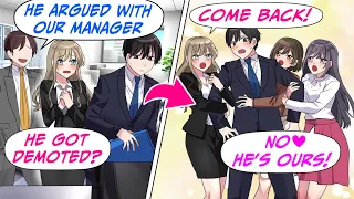 Demoted By My Manager But I Became Popular at The New Office, And Former Coworker..[Romcom Manga Dub