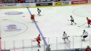 Was the first Russian goal against Canada offside?