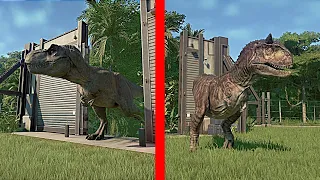 ТИРАННОЗАВР против КАРНОТАВРА в Jurassic World Evolution