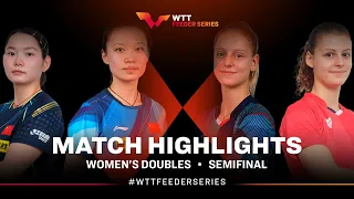 He Zhuojia/Han Feier vs Charlotte Lutz/Camille Lutz | WD-SF | WTT Feeder Panagyurishte 2023