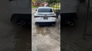 2023 Lexus iS 500 Muffler & Resonater Delete Cold Start